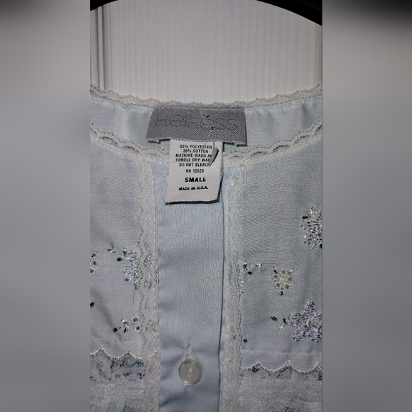 Light Blue Sleeve Nightgown - Picture 5 of 7